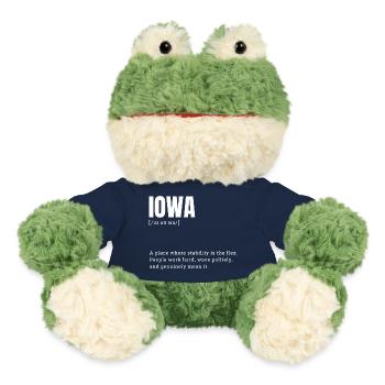 Iowa Bold Typografie Statement - MiniFeet® Frosch Torge - French Navy - Vorne