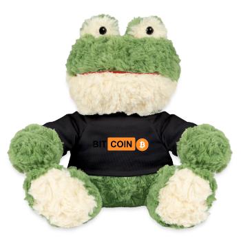 Crypto Bitcoin BTC prn 2 - Grenouille Torge MiniFeet® - noir - Devant