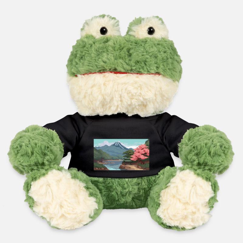 Miho No, Matsubara, Japan - Pixel Art - MiniFeet® Frog Torge - black