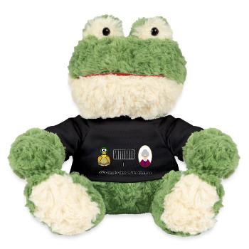 EnteRostOma - MiniFeet® Frosch Torge - Schwarz - Vorne