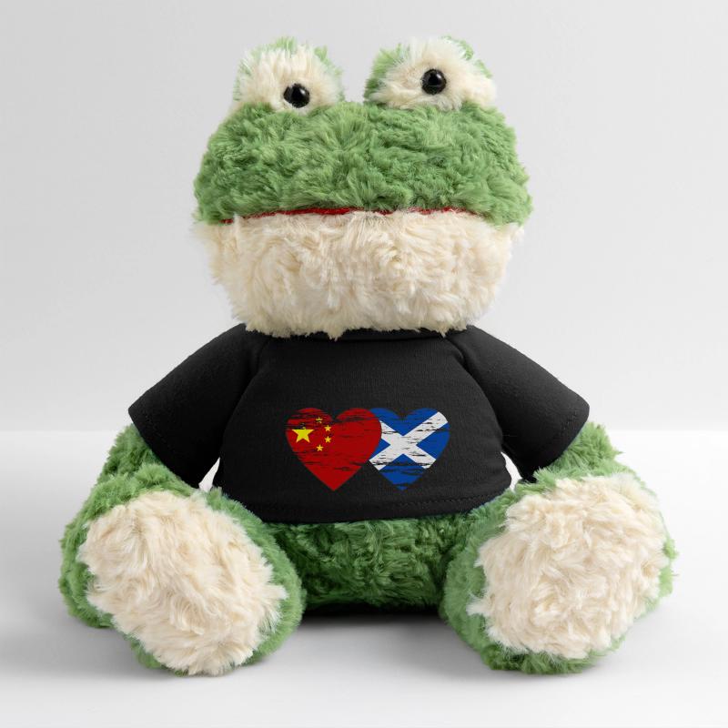 Ecosse Chine drapeau coeur utilisé Grenouille Torge MiniFeet®