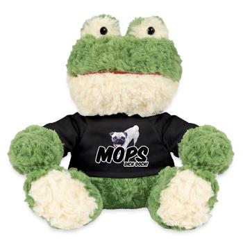 Mops Dich doch! Geschenk Hund Tier Haustier - MiniFeet® Frosch Torge - Schwarz - Vorne