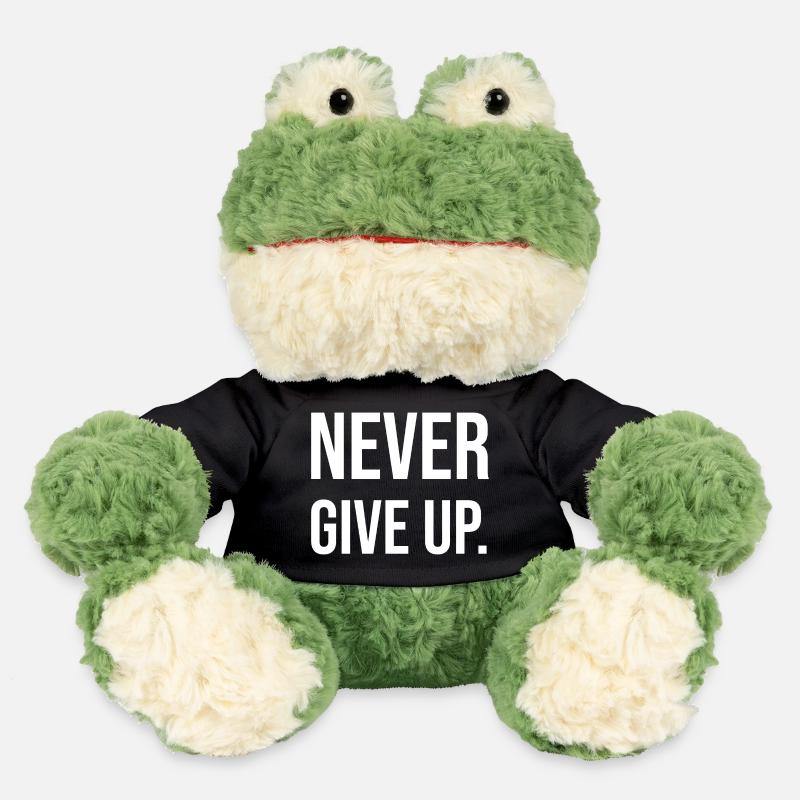 Never Give Up - MiniFeet® Frog Torge - black