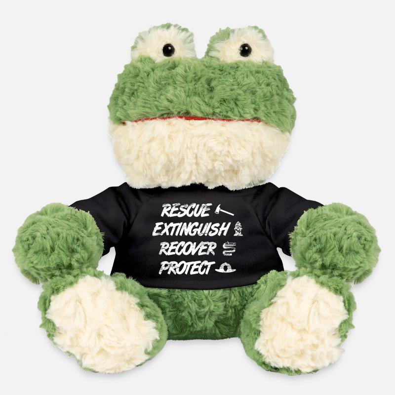 Dicton de pompier - Grenouille Torge MiniFeet® - noir