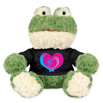 Liebe ist bunt - MiniFeet® Frosch Torge - Schwarz - Vorne