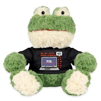 Kein Bild 🤬 Klumpat! Retro Computer Humor Design - MiniFeet® Frosch Torge - Schwarz - Vorne