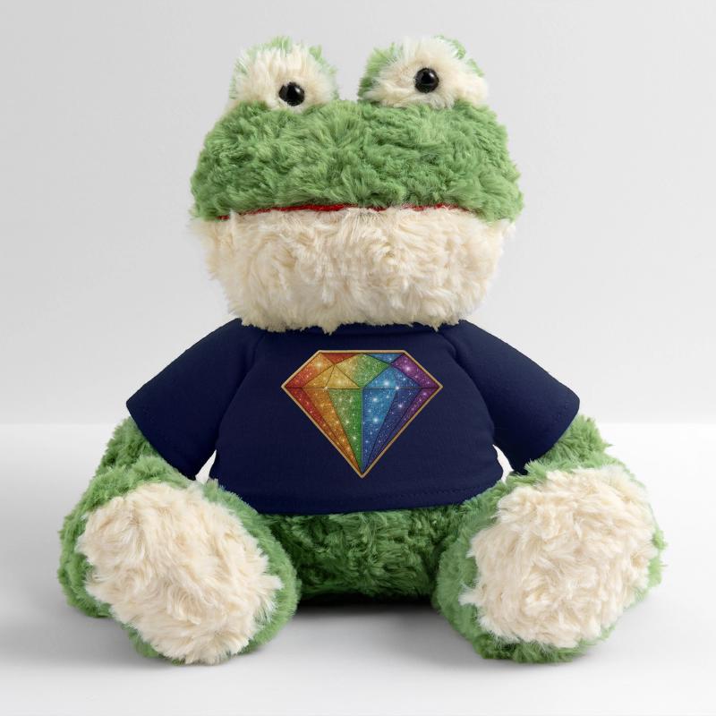 Regenbogen Glitzer-Diamant MiniFeet® Frosch Torge