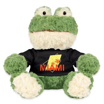 Miami Palmen Neon - MiniFeet® Frosch Torge - Schwarz - Vorne