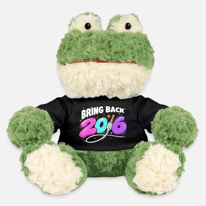 Bring 2016 Nostalgi Y2K-vibes tilbage - MiniFeet® frøen Torge - sort