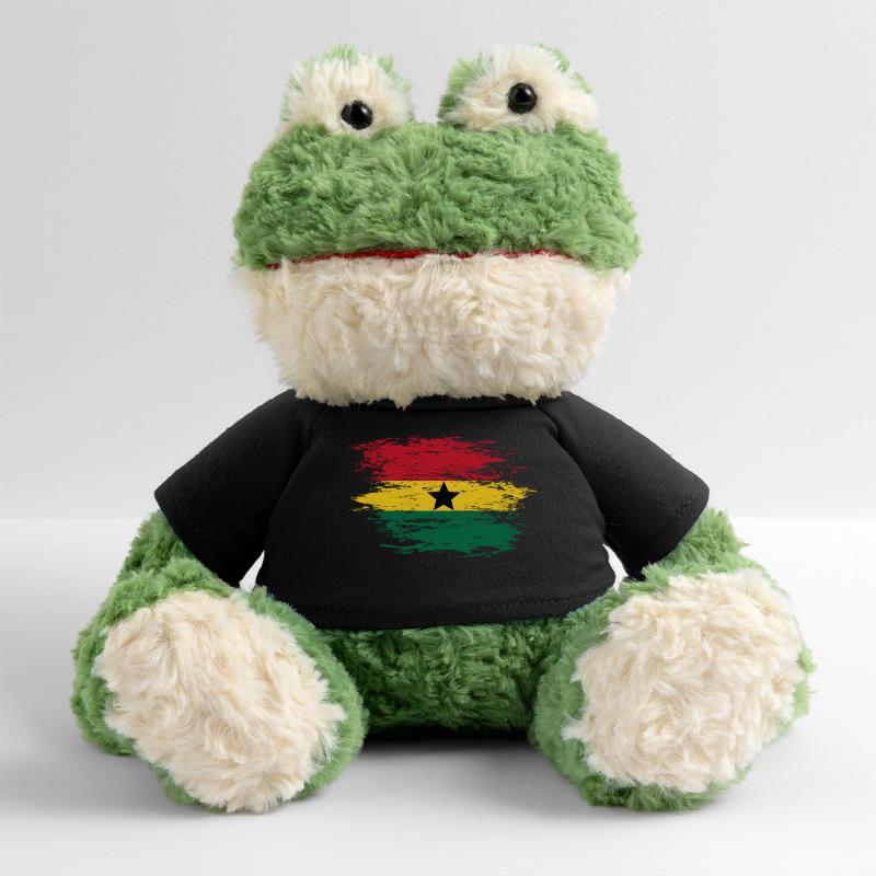 Drapeau de la carte du Ghana utilisé Grenouille Torge MiniFeet®