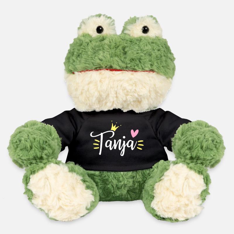 Tanja Name Krone - MiniFeet® Frosch Torge - Schwarz