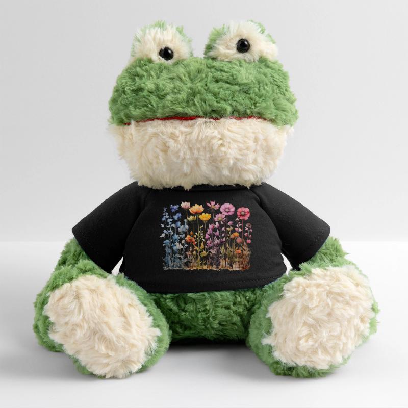 Coloré Fleur Prairie Conception d’aquarelle Grenouille Torge MiniFeet®