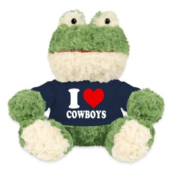 I Love Cowboys Divertente Spiritosa - Grenouille Torge MiniFeet® - bleu marine - Devant
