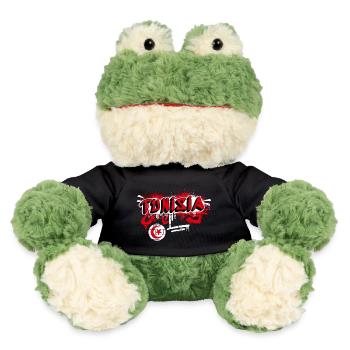 Tunesien Graffiti Flaggen Design - MiniFeet® Frosch Torge - Schwarz - Vorne