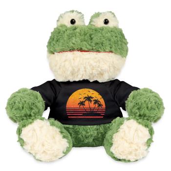 Soleil Palmier Rétro - Grenouille Torge MiniFeet® - noir - Devant