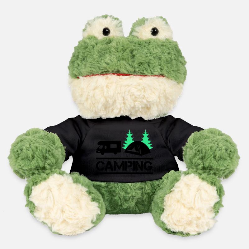camping 02 - MiniFeet® Frosch Torge - Schwarz