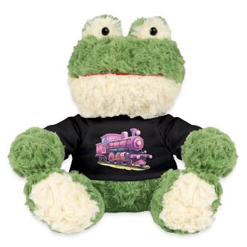 Lokomotive Comic Look - MiniFeet® Frosch Torge - Schwarz - Vorne