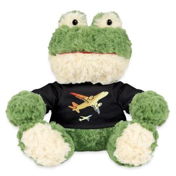 Airplanes Retro - MiniFeet® Frog Torge - black - Front