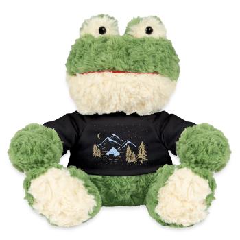 Nacht-Bergcamping-Szene - MiniFeet® Frosch Torge - Schwarz - Vorne