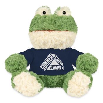 Summer Camp Champ Lustig Kinder Outdoor Abenteuer - MiniFeet® Frosch Torge - French Navy - Vorne
