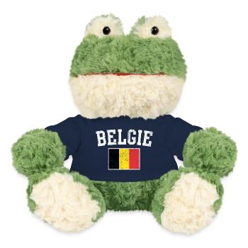 Belgian Flag Bold Letters - MiniFeet® Frog Torge - french navy - Front