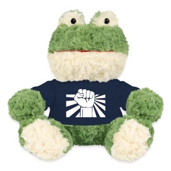 fist resistance resist uprising martial arts - MiniFeet® Frog Torge - french navy - Front