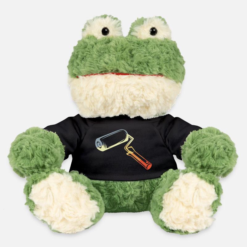 Retro Painter's Scroll Sketch - MiniFeet® Frog Torge - black