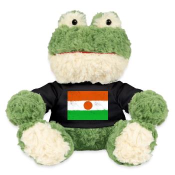 Flag of Niger - MiniFeet® Frog Torge - black - Front