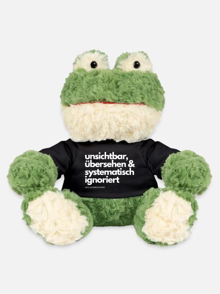 ME/CFS systematisch ignoriert white - MiniFeet® Frosch Torge - Schwarz