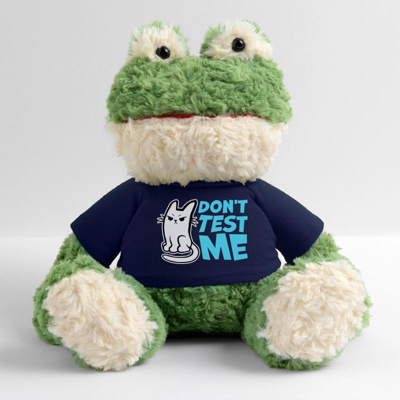 Ne me teste pas, chat coquin, citation drôle : logo Grenouille Torge MiniFeet®