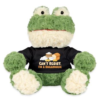 Sugarholic Küchen-Grafik-Tee - MiniFeet® Frosch Torge - Schwarz - Vorne