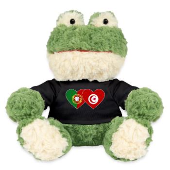 Portugal Tunisie Flag Coeur - Grenouille Torge MiniFeet® - noir - Devant