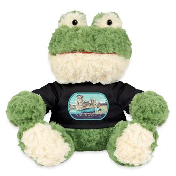 Illustration Caerlaverock Castle, Schottland - MiniFeet® Frosch Torge - Schwarz - Vorne