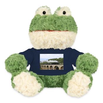 SBB Lok auf Viadukt - MiniFeet® Frosch Torge - French Navy - Vorne