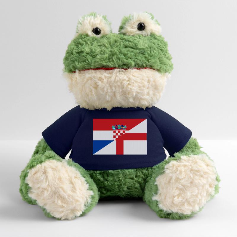 Drapeau de Croatie et Angleterre Grenouille Torge MiniFeet®