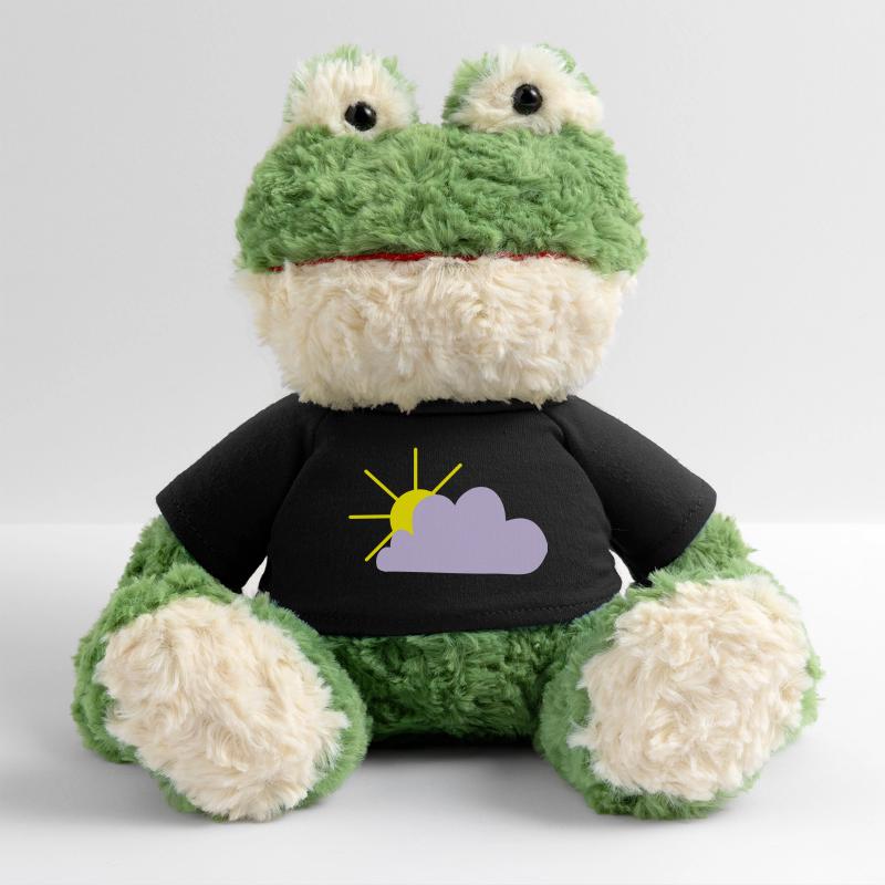 Sonne sieht hinter der Wolke hervor MiniFeet® Frosch Torge