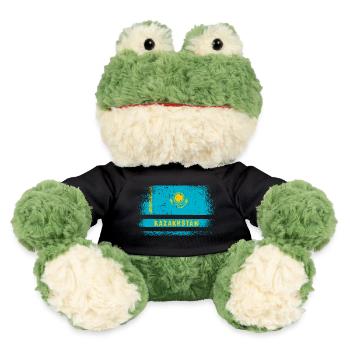 Design de drapeau vintage du Kazakhstan - Grenouille Torge MiniFeet® - noir - Devant