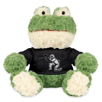 Paintball - MiniFeet® Frosch Torge - Schwarz - Vorne