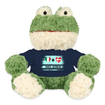 Italie et Danemark 100% drapeau de génie - Grenouille Torge MiniFeet® - bleu marine - Devant