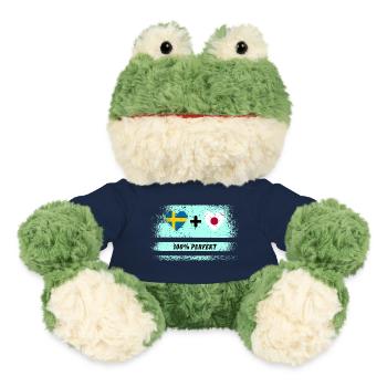 Japon et Suède 100% parfait / cadeau - Grenouille Torge MiniFeet® - bleu marine - Devant
