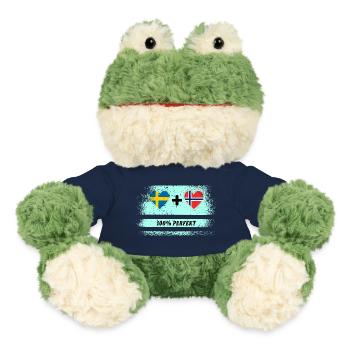Norvège et Suède 100% Parfait / Cadeau - Grenouille Torge MiniFeet® - bleu marine - Devant