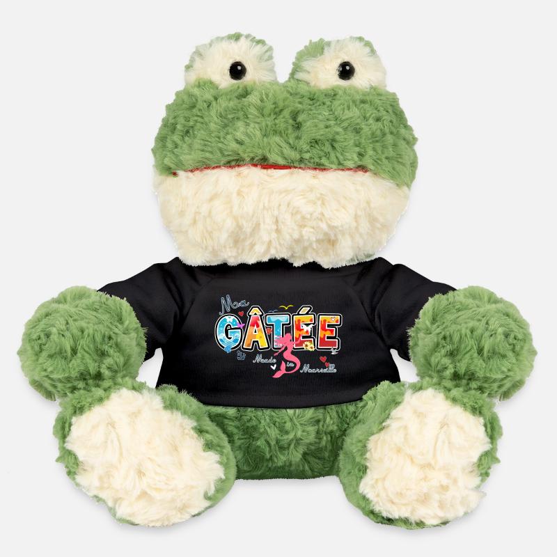 Ma Gatée, Expression marseillaise, valentines gift - MiniFeet® Frog Torge - black