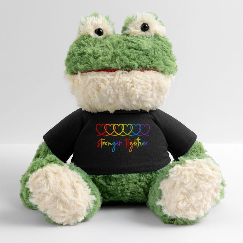 Rainbow Hearts Plus forts ensemble Mois de la fierté Grenouille Torge MiniFeet®