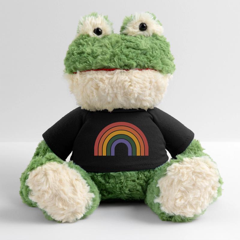 Retro Regenbogen Bogen Druck MiniFeet® Frosch Torge