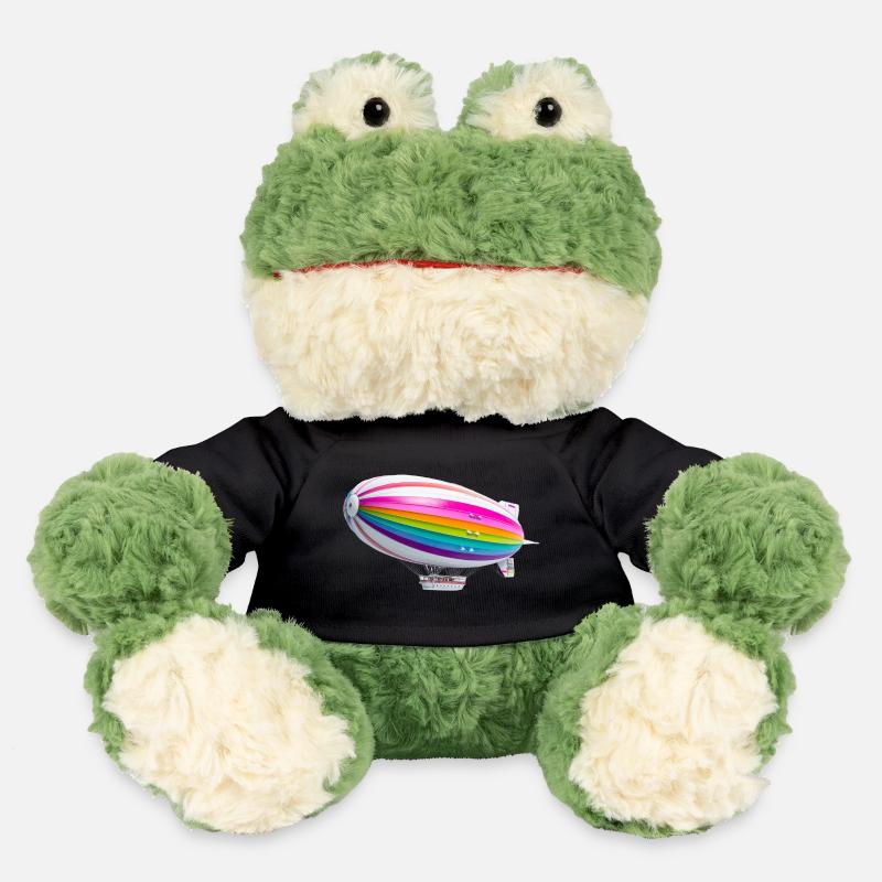 Rainbow Zeppelin Print - MiniFeet® Frog Torge - black