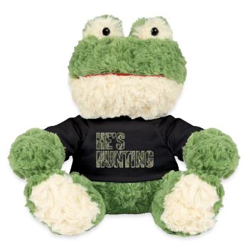 He's Hunting Wife Of A Proud Hunter - MiniFeet® Frog Torge - black - Front