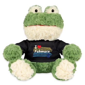 I love Fehmarn coastal look - MiniFeet® Frog Torge - black - Front