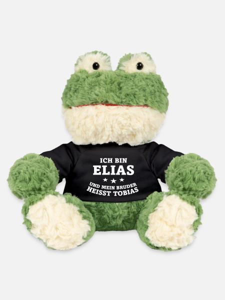 Ich bin Elias mein Bruder heißt Tobias - MiniFeet® Frosch Torge - Schwarz