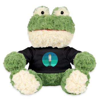 Lancement d'une fusée spatiale - Grenouille Torge MiniFeet® - noir - Devant