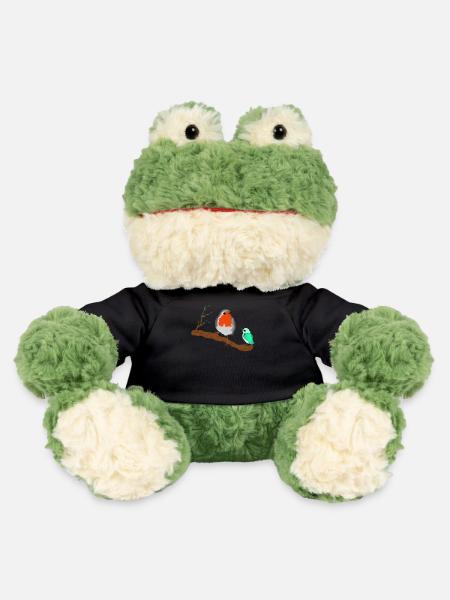 Vögel Rotkehlchen auf Zweig - MiniFeet® Frosch Torge - Schwarz